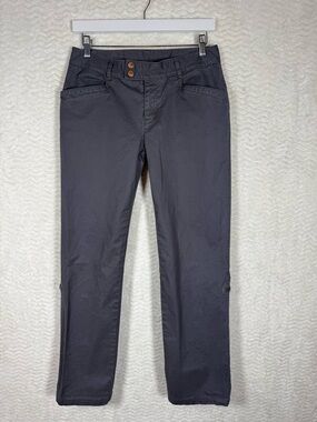 Womens The North Face Gray Button-Front Pants